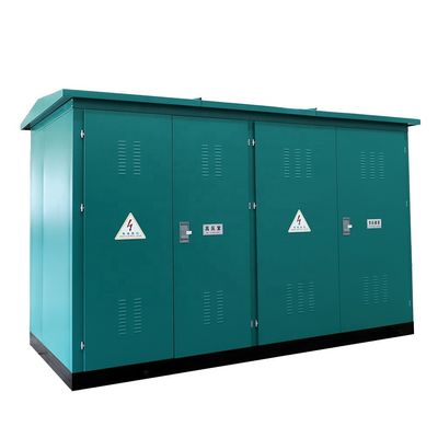 200KVA 315KVA 400KVA Tot 2,5 MVA Outdoor Combinatie Compact Power Distribution Transformer Substation 6.6KV 11KV 33KV