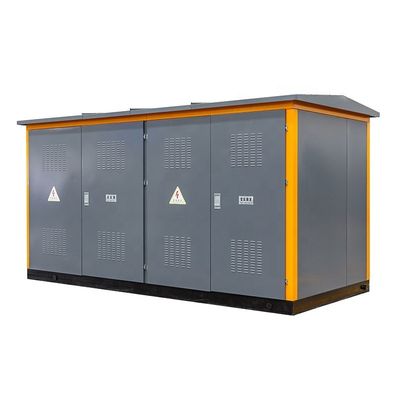 Onderstation voor de distributie van elektriciteit in de buitenruimte met koper/aluminiumtransformer