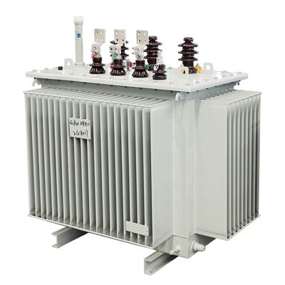 Driefasige 100 KVA olie ondergedompelde transformator met koperen wikkeling en kraanwisselaar